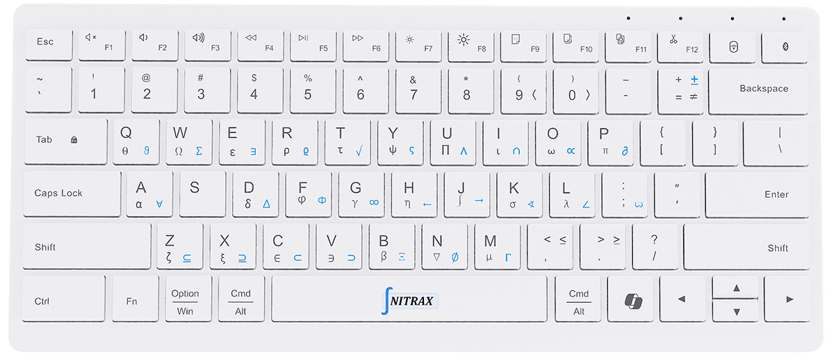 Nitrax Mathematical Keyboard, a physical keyboard with math symbols