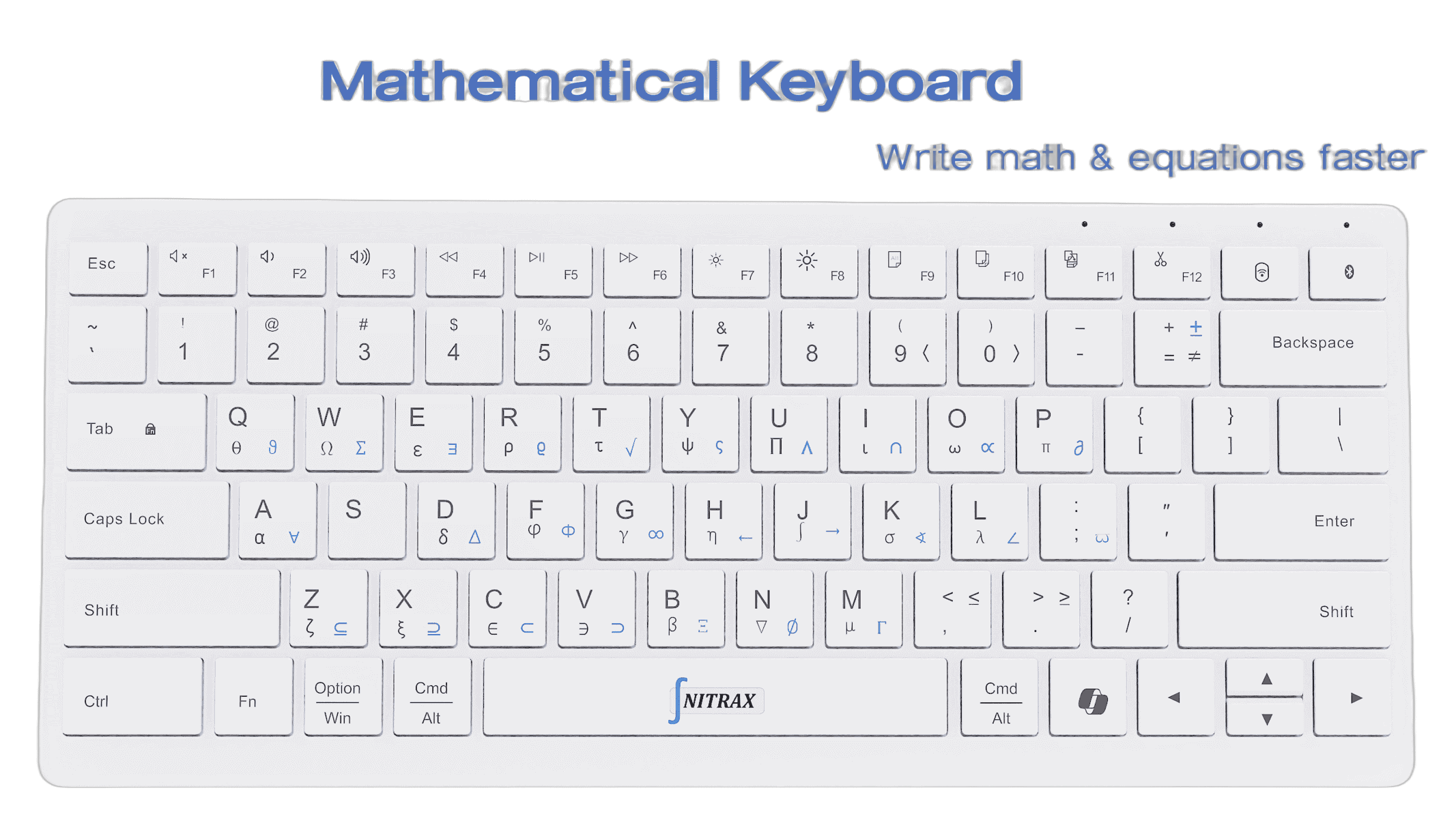 Physical Nitrax Mathematical Keyboard for typing math symbols