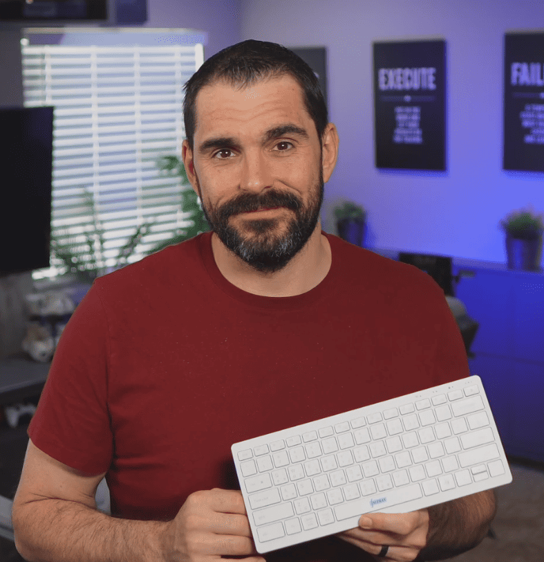 Nitrax Mathematical Keyboard held in hand