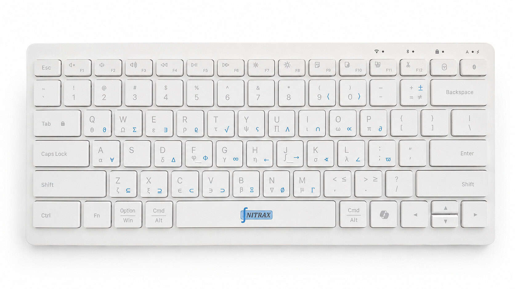 Nitrax Mathematical Keyboard with printed math, Greek and scientific symbols