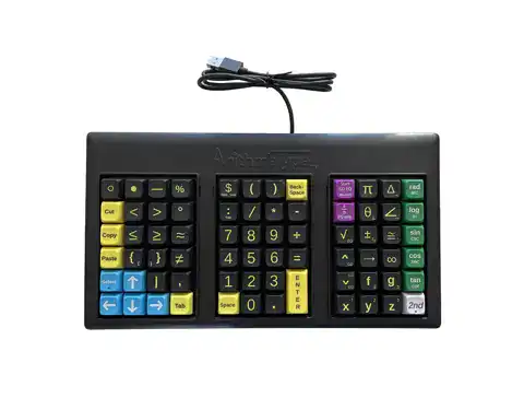 ArithmeType Math Keyboard with dedicated math keys visible
